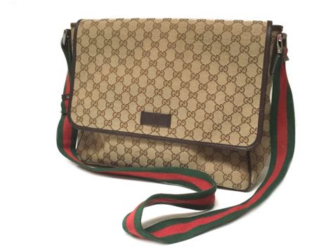 gucci fabric strap bag